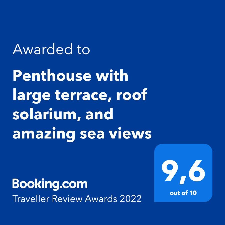 Penthouse With Large Terrace And Roof Solarium, With Amazing Sea Views Daire Mojácar Dış mekan fotoğraf